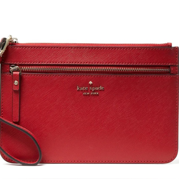 kate spade Handbags - Kate Spade Red Wristlet Bag